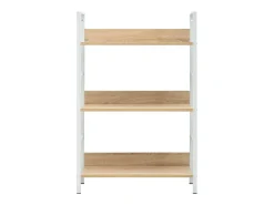 Uggeløse Estantería de 3 niveles madera ingeniería roble 60x27,6x90,5 cm