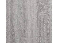Ulrad Estantería erro y madera ingeniería gris Sonoma 100x32x170 cm