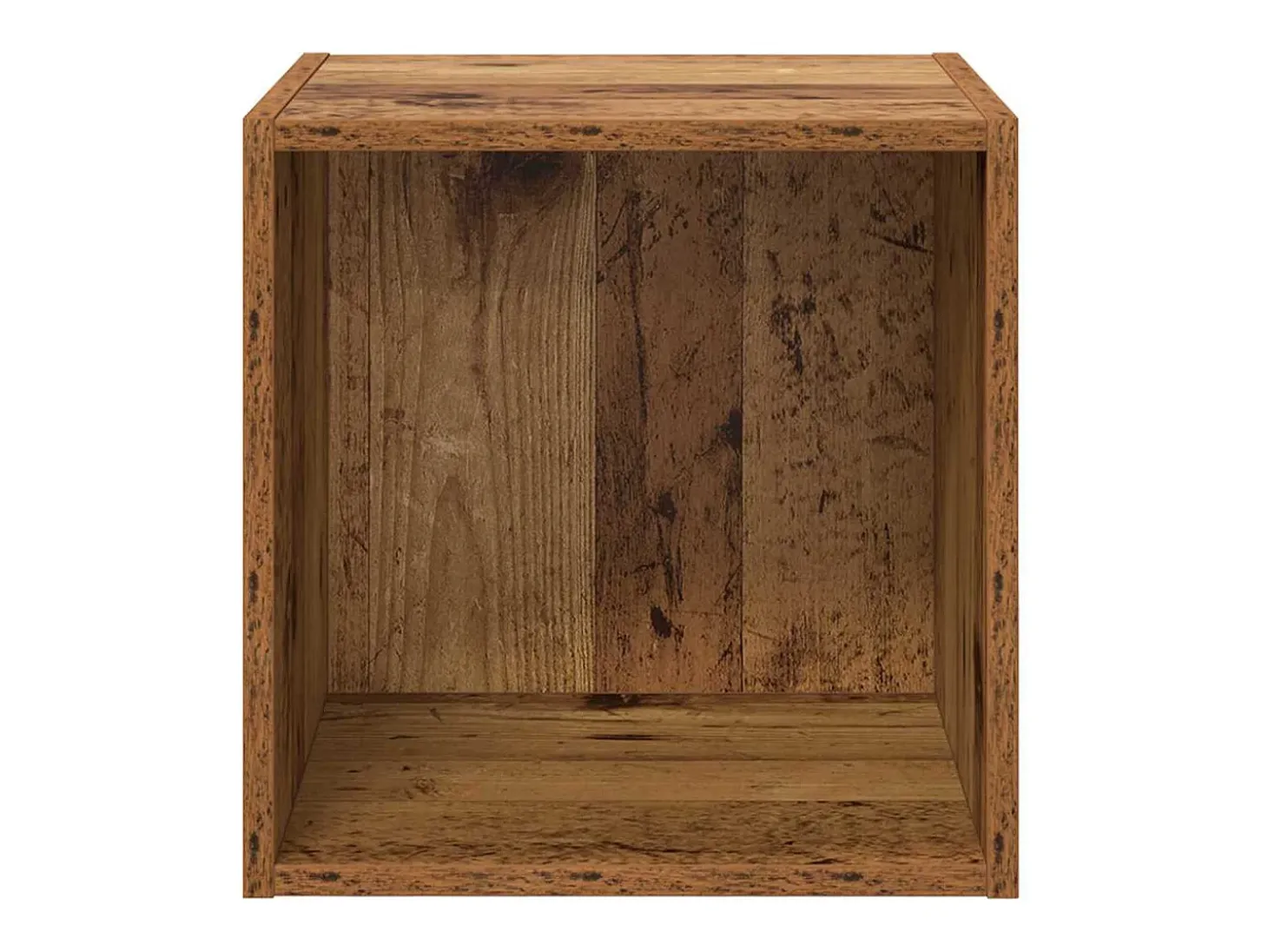 Unidad de pared Madera antigua 37 x 37 x 37 cm Madera de ingeniería