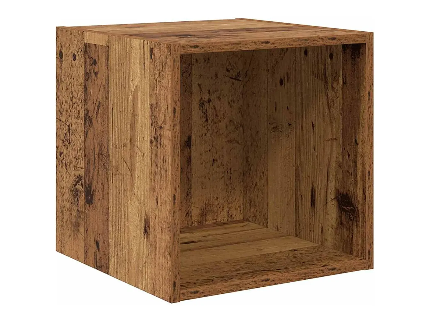 Unidad de pared Madera antigua 37 x 37 x 37 cm Madera de ingeniería