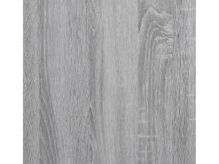 Varel Mueble TV cristal y madera ingeniería gris Sonoma 60x35x51 cm