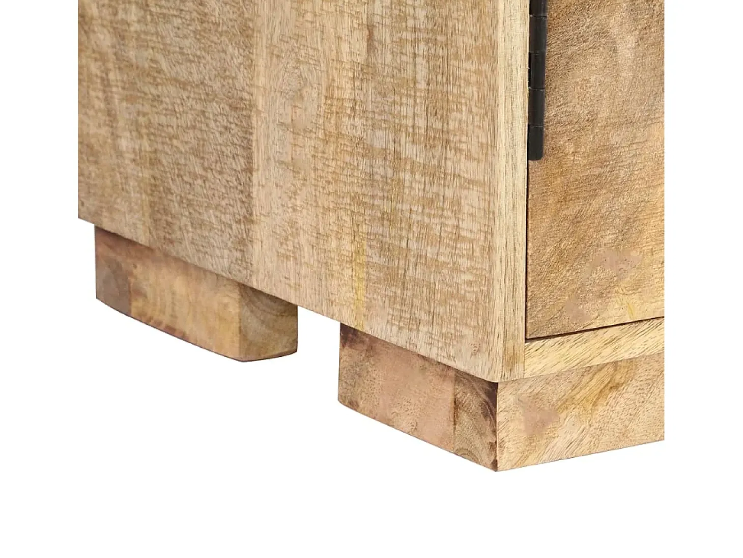 Vendrik Estantería madera maciza de mango 60x35x180 cm