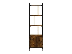 Vilan Estantería con puerta madera roble ahumado 44,5x30x154,5 cm