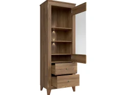 Vitrina 1 puerta Raya Madera