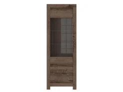Vitrina 2 puertas Adam Madera oscura