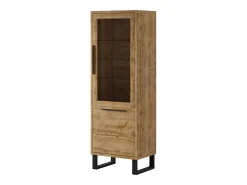 Vitrina 2 puertas Eden Madera y Metal