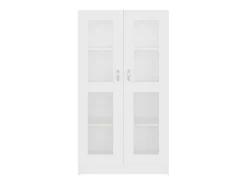 Vitrina Blanca 82,5x30,5x150 cm Madera de ingeniería