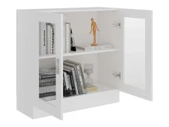 Vitrina Blanca 82,5x30,5x80 cm Madera de ingeniería