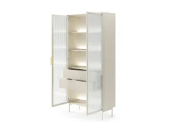 Vitrina, cachemira, 91,5 x 194,6 x 39,3 cm