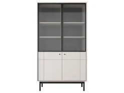 Vitrina: Cachemira, patas negras, 103,5 x 184,6 x 39 cm