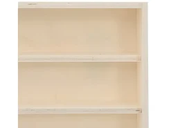 Vitrina de colección de madera con 6 estantes 100x8,5x55 cm