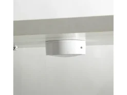 Vitrina de cristal - mueble expositor para colecciones con iluminación LED - 1 puerta y 4 estantes - vitrina para figuras