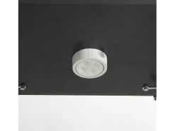Vitrina de cristal con 2 estantes, vitrina de cristal con luces LED y puertas, 86x40x36 cm, color negro