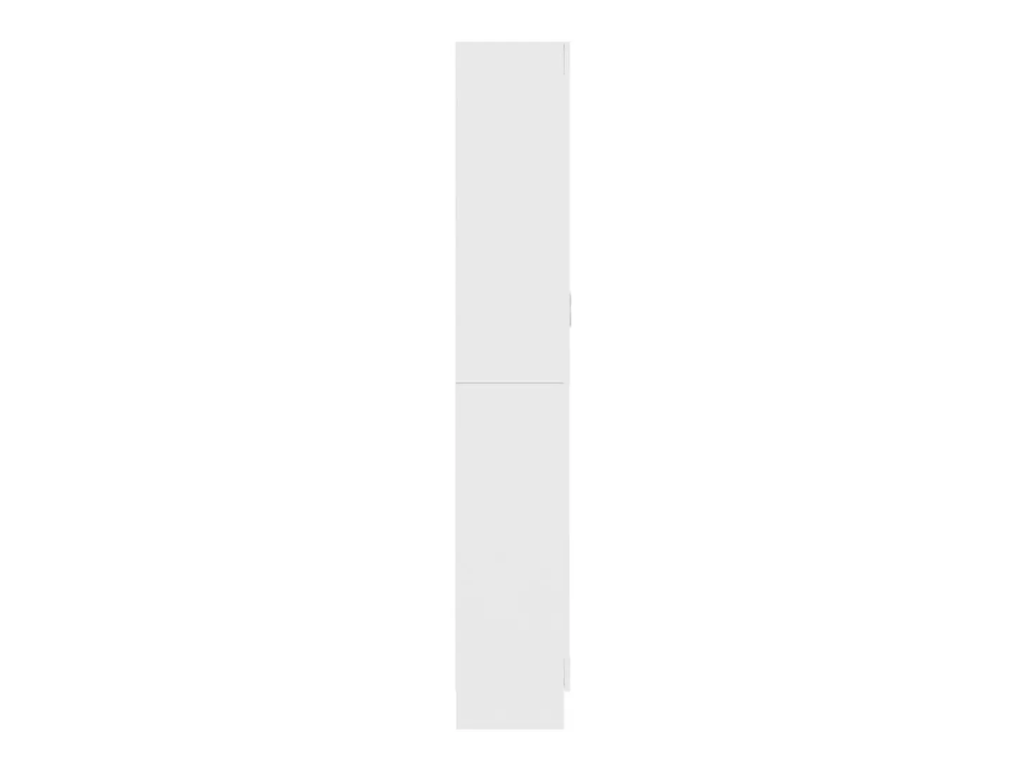 Vitrina de madera contrachapada blanco 82,5x30,5x185,5 cm