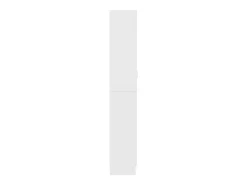 Vitrina de madera contrachapada blanco 82,5x30,5x185 cm