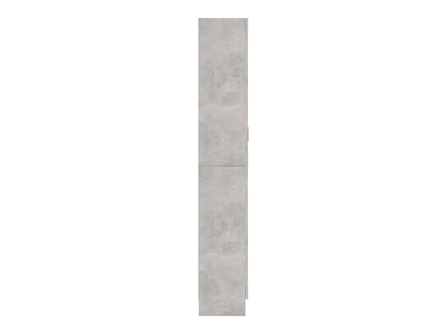 Vitrina de madera contrachapada gris hormigón 82,5x30,5x185,5cm