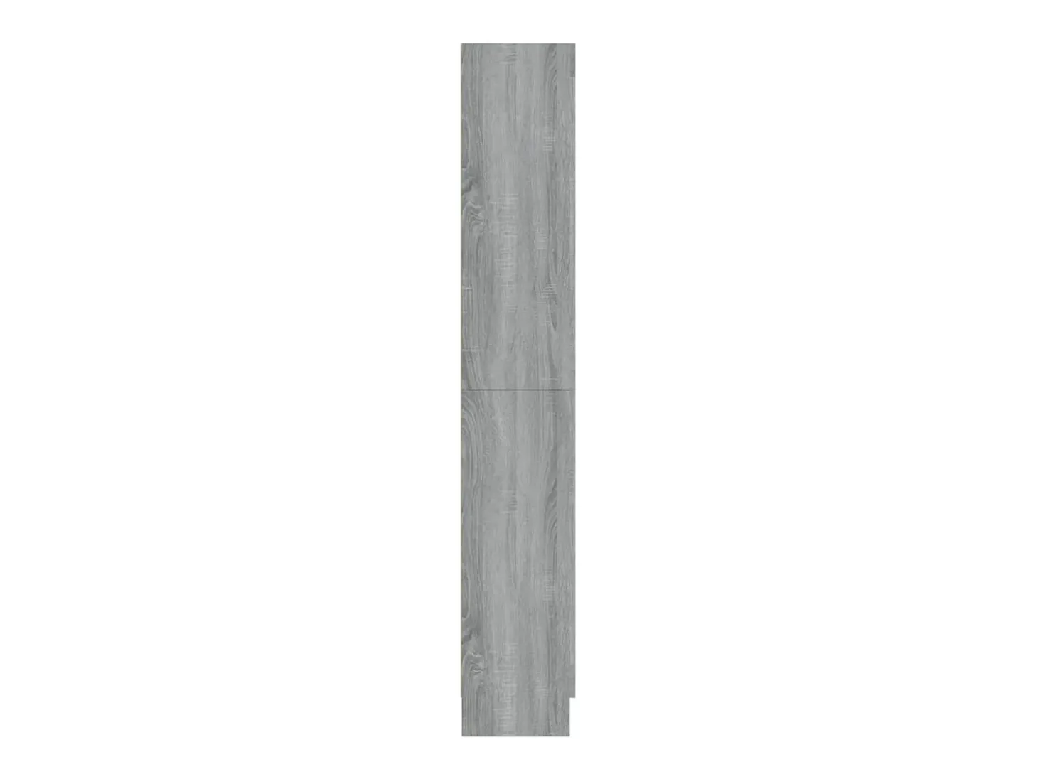 Vitrina de madera contrachapada gris sonoma 82,5x30,5x185,5 cm