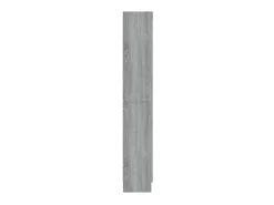 Vitrina de madera contrachapada gris sonoma 82,5x30,5x185,5 cm ES961885