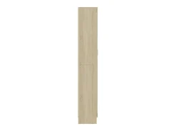 Vitrina de madera de ingeniería roble Sonoma 82,5x30,5x185 cm