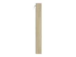 Vitrina de madera de ingeniería roble Sonoma 100x8,5x75 cm
