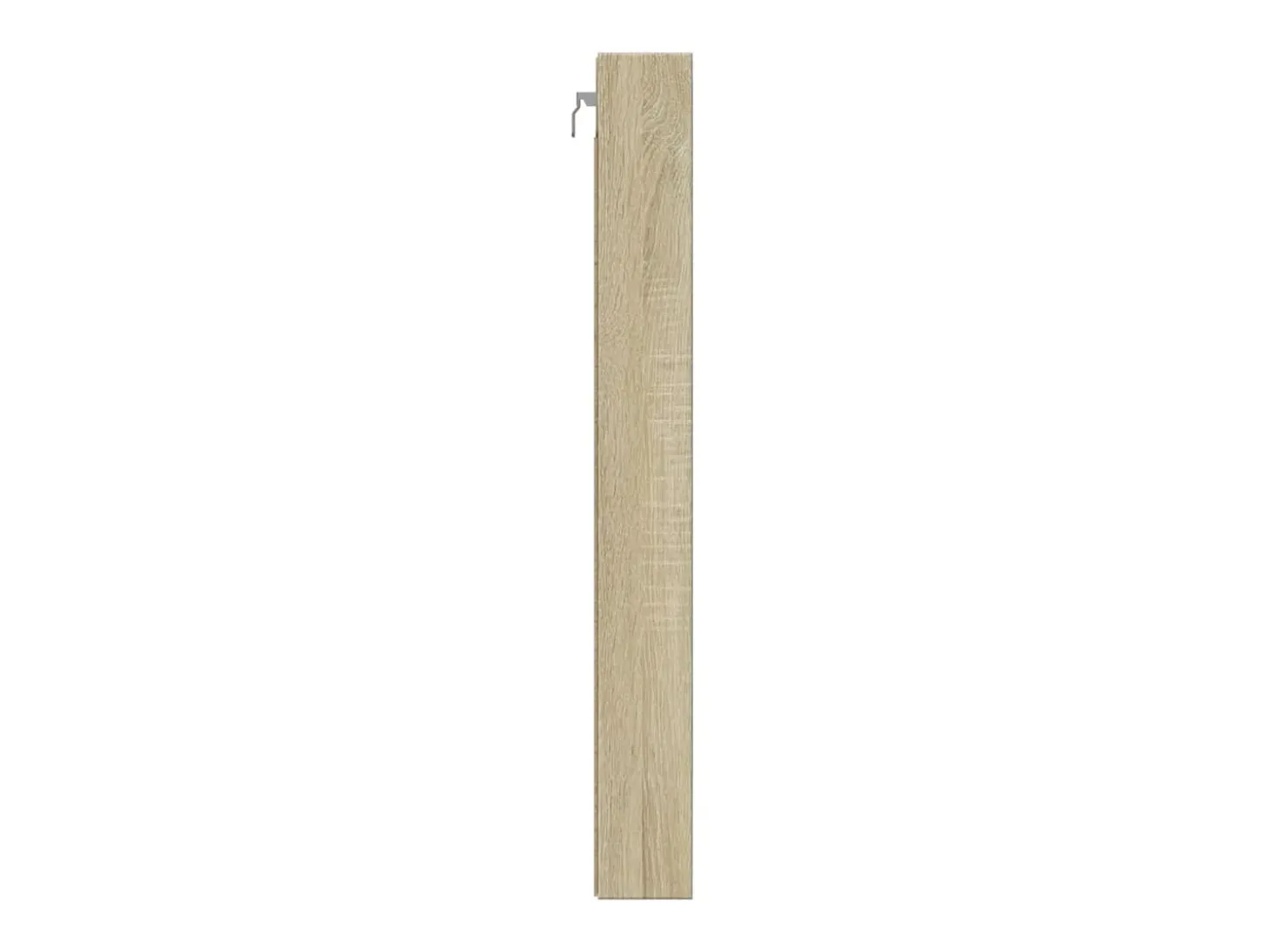 Vitrina de madera de ingeniería roble Sonoma 100x8,5x75 cm