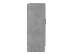 Vitrina gris hormigón 82,5x30,5x80 cm Madera de ingeniería