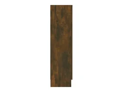 Vitrina madera contrachapada roble ahumado 82,5x30,5x115 cm