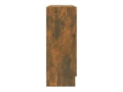 Vitrina madera contrachapada roble ahumado 82,5x30,5x80 cm ES841314