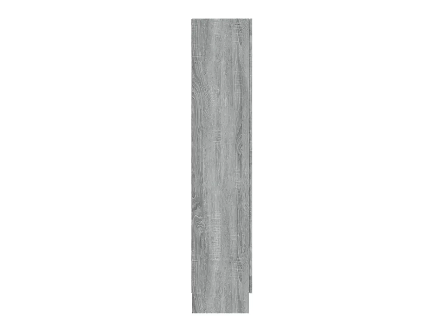 Vitrina madera contrachapada gris Sonoma 82,5x30,5x150 cm