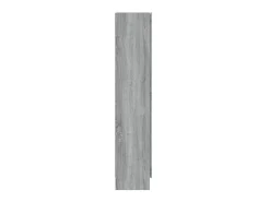 Vitrina madera contrachapada gris Sonoma 82,5x30,5x150 cm ES318072