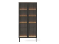 Vitrina, roble Dunin, 91,5 x 194,6 x 39,3 cm