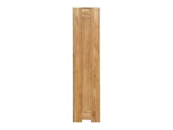 Vitrina roble macizo 2 puertas 3 cajones Nordo 130 cm