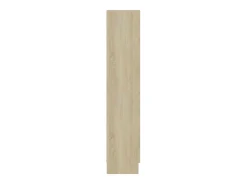 Vitrina roble Sonoma 82,5x30,5x150 cm Madera de ingeniería