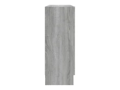 Vitrina Sonoma Gris 82,5x30,5x80 cm Madera de Ingeniería