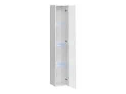 Vitrina suspendida – Blanco – Colección SWITCH – Puerta de vidrio y LED incluidos – Modelo grande