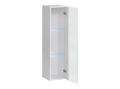 Vitrina suspendida – Blanco – Colección SWITCH – Puerta de vidrio y LED incluido – Modelo pequeño