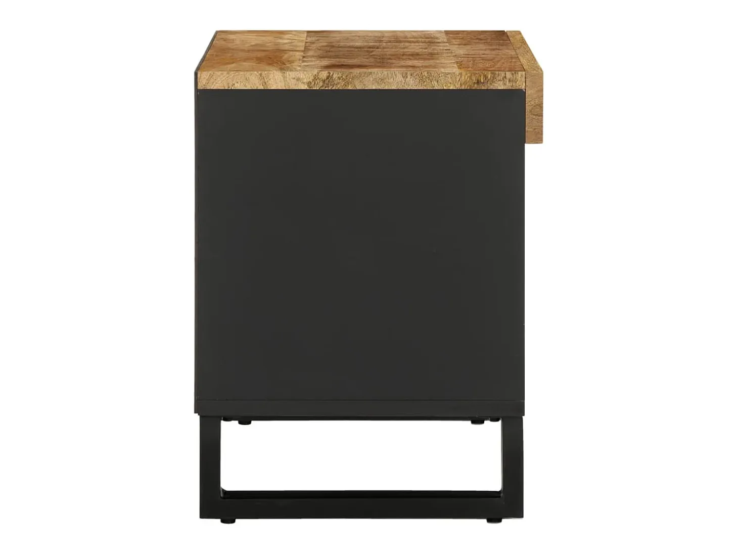 Wyder Mueble de TV madera maciza de mango 85x33x43,5 cm