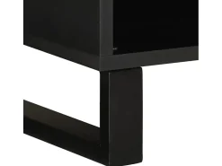 Wyder Mueble de TV madera maciza de acacia 85x33x43,5 cm