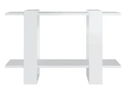 Wylorn Estantería/divisor de espacios blanco brillante 80x30x51 cm