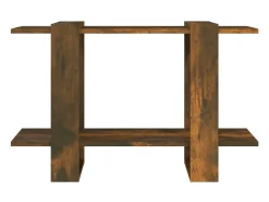 Wylorn Estantería/divisor de espacios color roble ahumado 80x30x51 cm