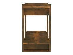 Wylorn Estantería/divisor de espacios color roble ahumado 80x30x51 cm