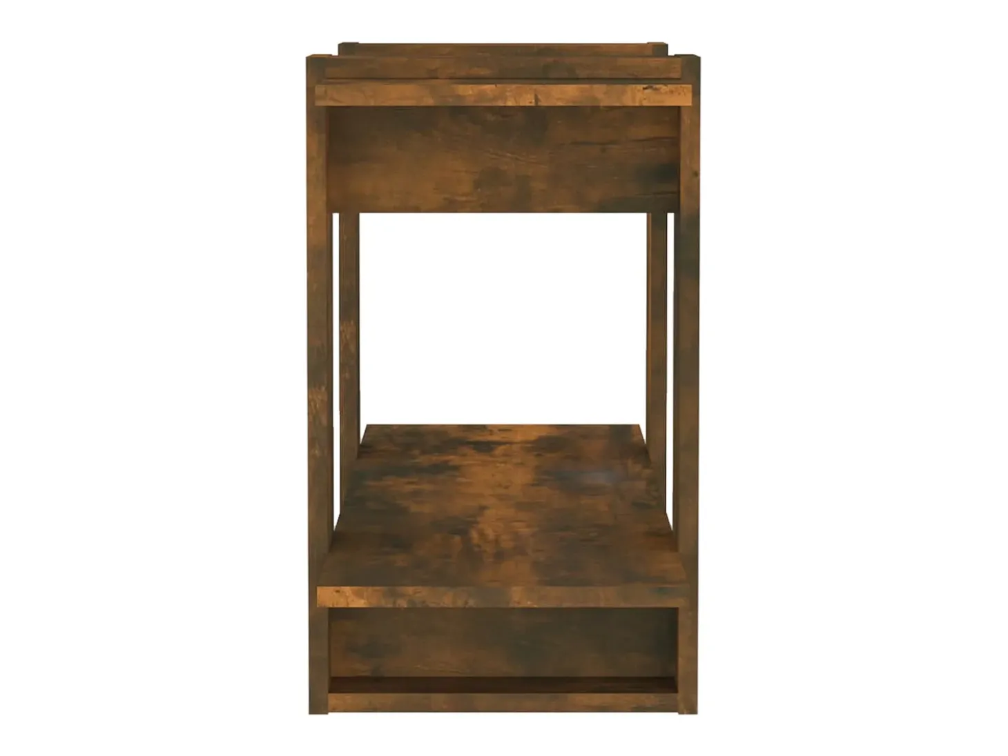Wylorn Estantería/divisor de espacios color roble ahumado 80x30x51 cm