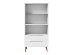 Ximena Luz Librería MOLDE madera maciza de pino blanco 85x35x170,5 cm