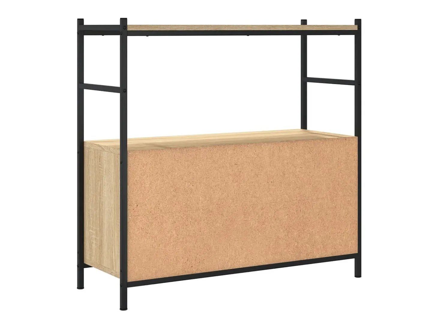 Yasmin Estantería erro madera ingeniería roble Sonoma 80x30x78,5 cm