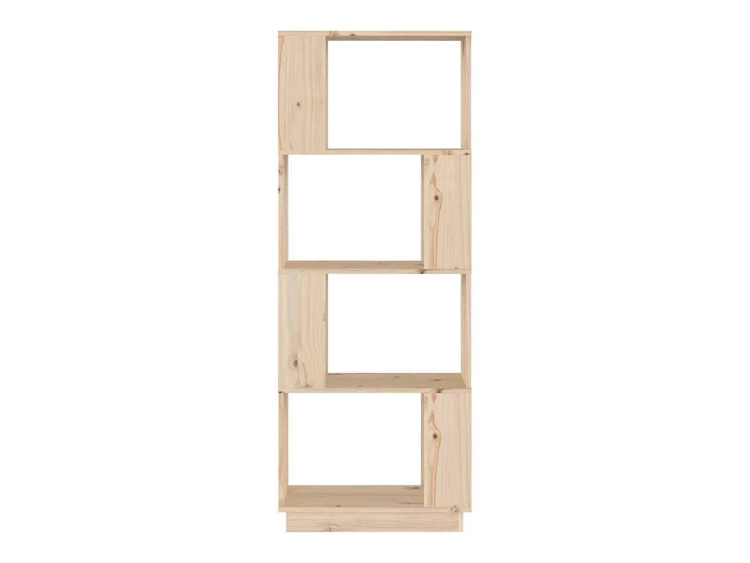 Ylvenor Estantería/divisor de espacios madera maciza pino 51x25x132 cm