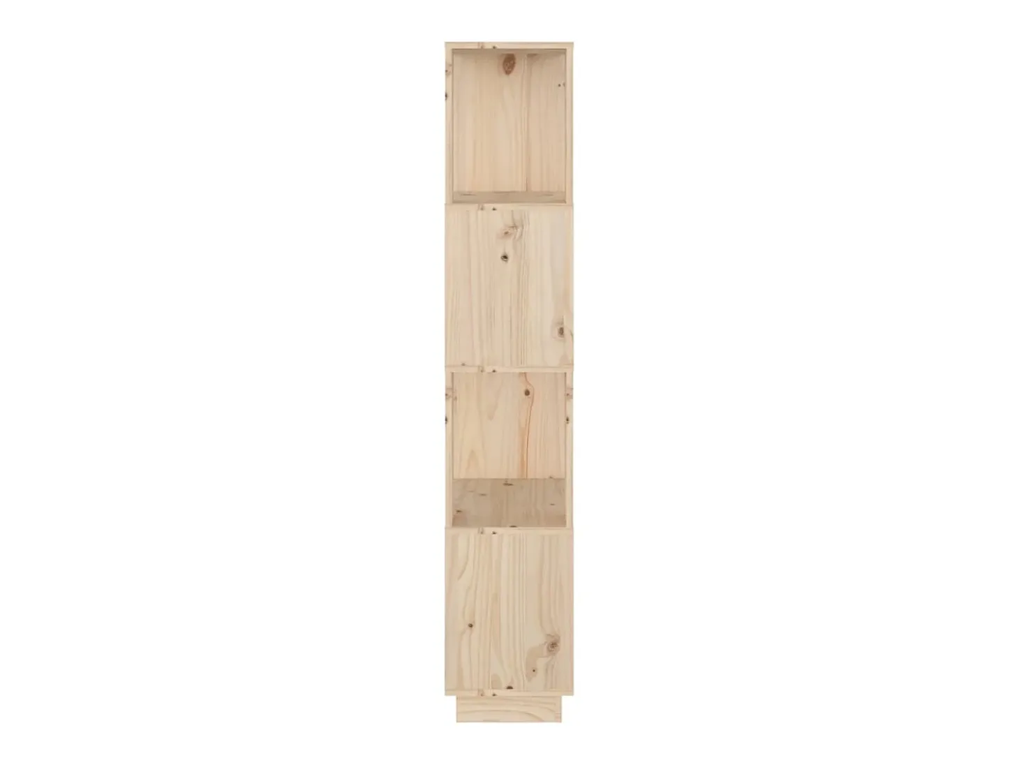Ylvenor Estantería/divisor de espacios madera maciza pino 51x25x132 cm