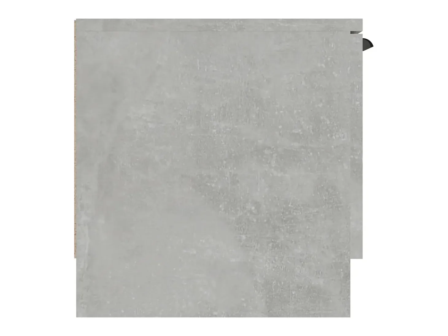 Yrnir Mueble de TV madera contrachapada gris hormigón 102x35x36,5 cm