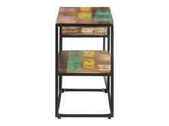 Øyunn Mueble de TV de madera maciza reciclada 180x30x50 cm