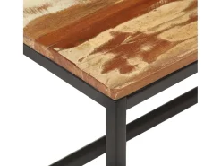 Øyunn Mueble de TV de madera maciza reciclada 180x30x50 cm