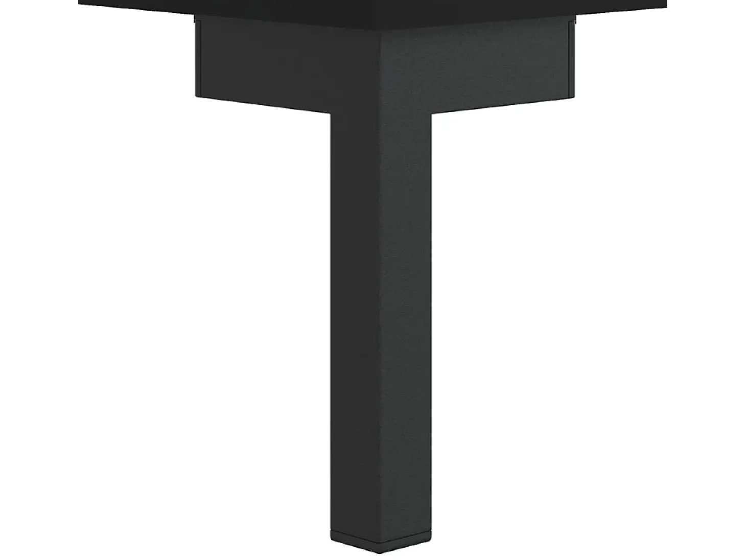 Yusufcan Mueble de TV madera de ingeniería negro 150x36x30 cm